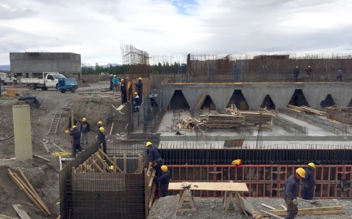 Linares recorrió las obras de optimización del acueducto