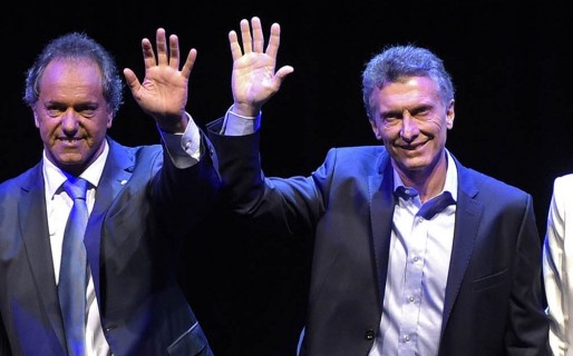 Macri y Scioli protagonizaron el 1º Debate Presidencial de la historia