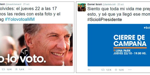 Las redes sociales esquivaron la veda