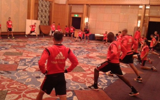 River se entrenó en Japón