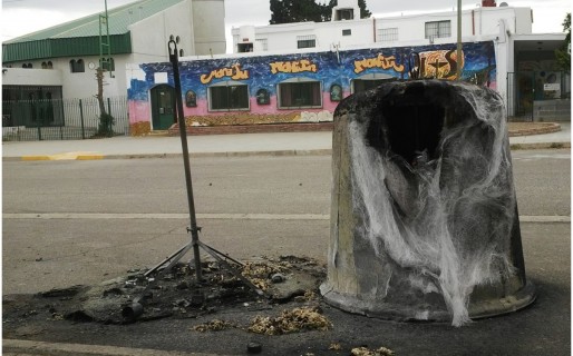 Quemaron otro iglú de residuos reciclables