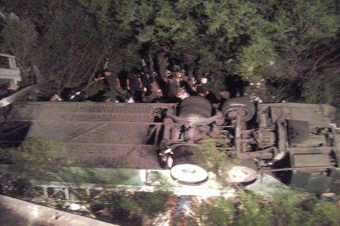 Tragedia: 42 gendarmes murieron tras desbarrancarse en la Ruta 34