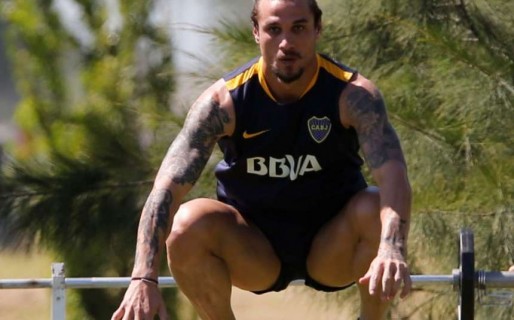 Osvaldo tuvo el primer entrenamiento en su regreso a Boca