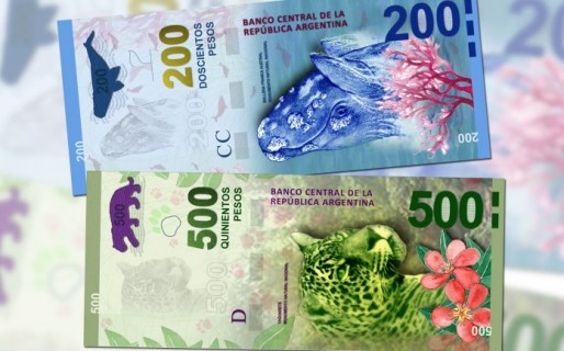 Emitirán billetes de $200, $500 y $1.000 con figuras de animales