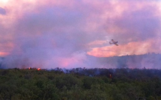 El incendio en Los Alerces ya consumió 100 hectáreas en Trevelin