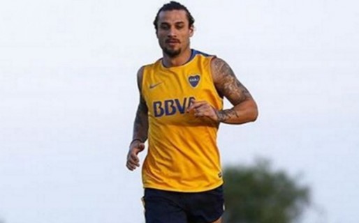 Osvaldo, el único jugador de Boca que se entrenó