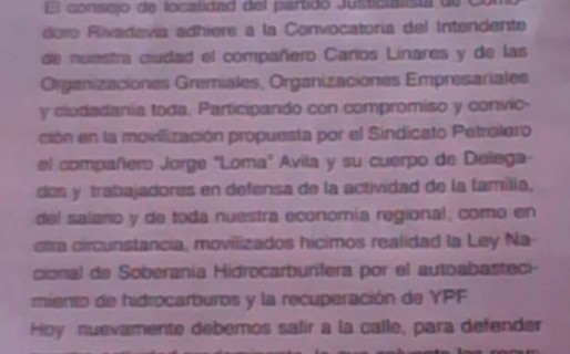 El Consejo de Localidad acompaña la defensa de los puestos laborales