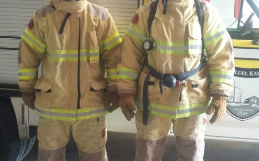 PAE entregó equipamiento a Bomberos en el norte santacruceño