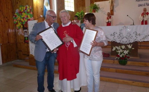 El Padre Romano, ciudadano ilustre en Sarmiento