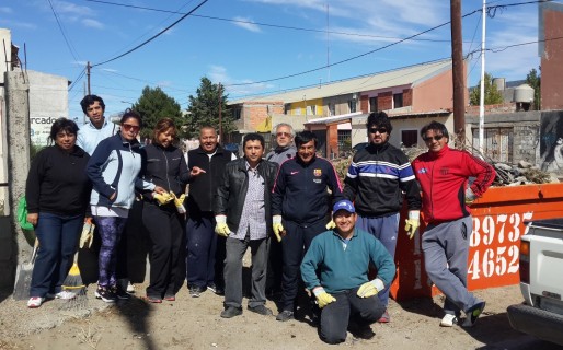 Loable trabajo social de Delegados Jerárquicos en Caleta