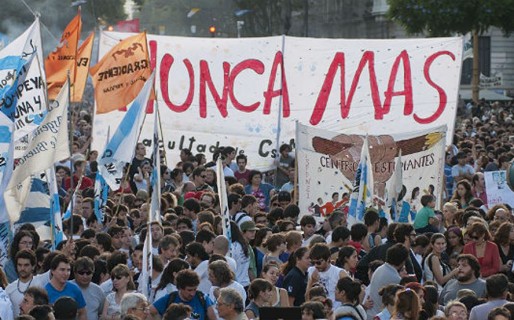 Marchas y actos en todo el país a 40 años del golpe militar