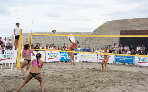 PAE apuntala el Circuito Nacional de Beach Voley en Rada Tilly