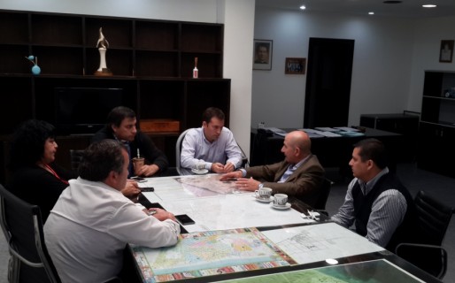 Llugdar visitó al intendente de Caleta Olivia