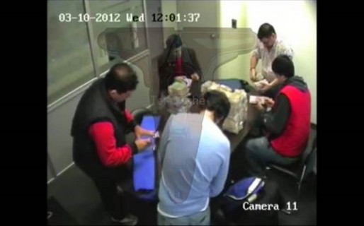 Así contaba billetes el hijo de Lázaro Báez en «La Rosadita»