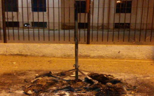 Otra vez incendiaron un iglú de Urbana