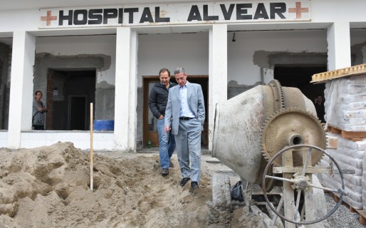 Se reactivaron las obras en el emblemático Hospital Alvear