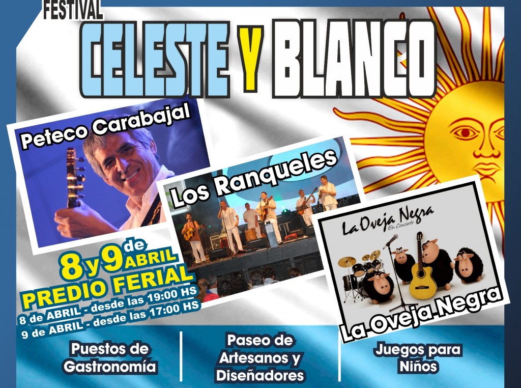 celeste y blanco peteco
