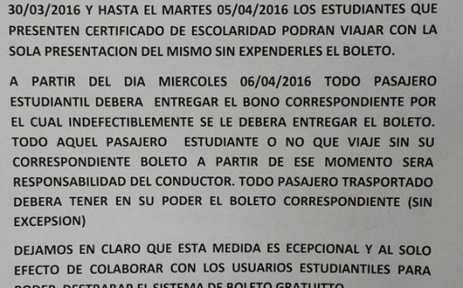 Docentes y estudiantes podrán viajar presentado certificados