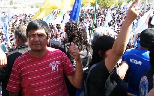 Dieron por terminado el piquete en Cañadón Seco