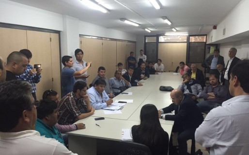 Petroleros hizo sentir su rechazo al planteo de la CEOPE