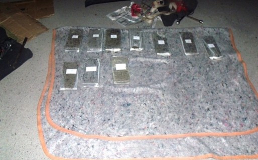 Gendarmería secuestró 11 kilos de marihuana que iban para Trelew