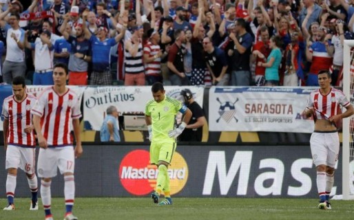 Paraguay perdió 1-0 con EE.UU. y quedó afuera