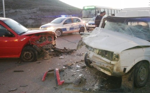Grave accidente en la rotonda de Km 5