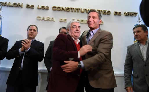 Arcioni quedó al mando de la provincia