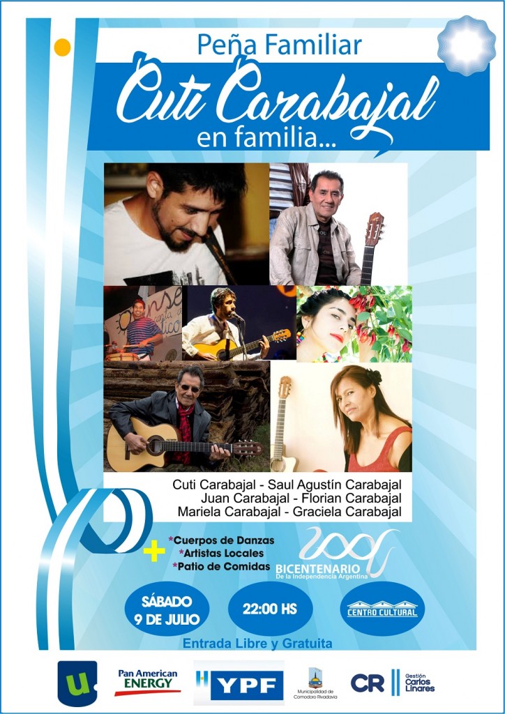 Cuti Carabajal en Familia