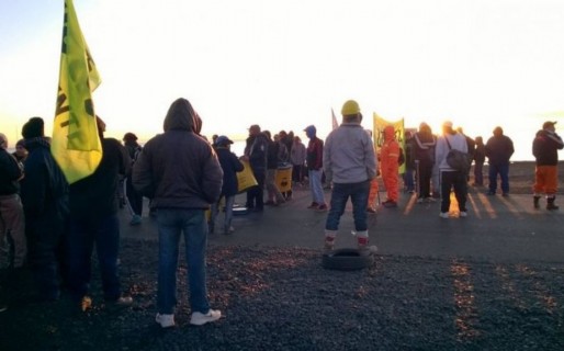 UOCRA mantiene cortada la Ruta 3