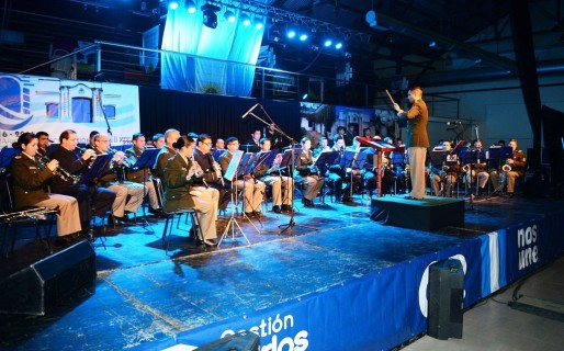 Gran presentación de las Bandas Militares en el Centro Cultural