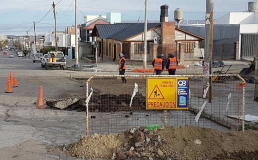 El Municipio continúa con arreglos en la trama vial