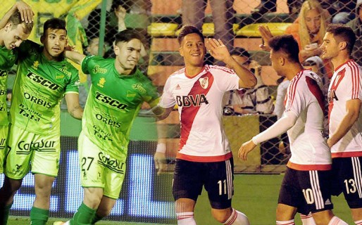 Defensa y River empataron en un partido vibrante