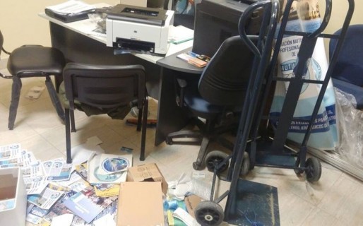 Llugdar lamentó robo en la Sede Las Heras con fines políticos