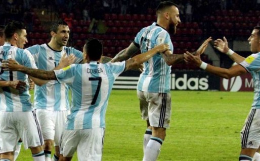 Argentina alcanzó a rescatar un empate en Venezuela
