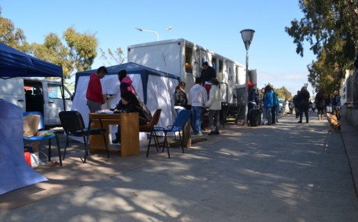 Catalá: “La gente responde mucho al trabajo con los tráiler sanitarios”