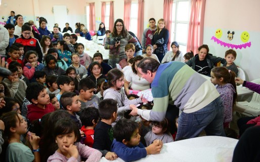 Rey: “Seguimos trabajando para el desarrollo de los niños”