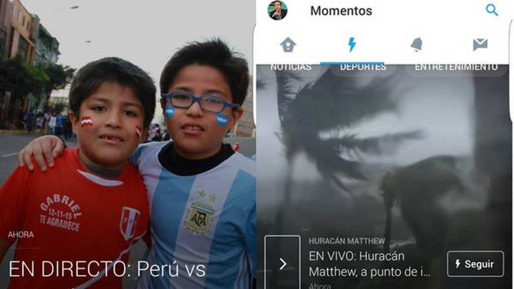 twitter momentos