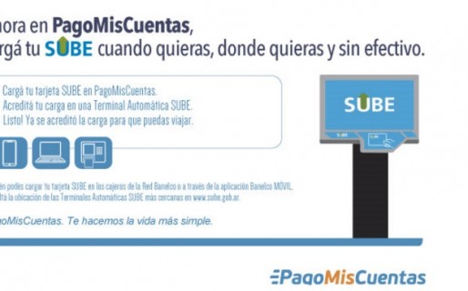 Nuevo sistema de carga para la SUBE