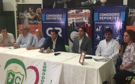 Oberto llega a la ciudad para participar del Comodoro Solidario