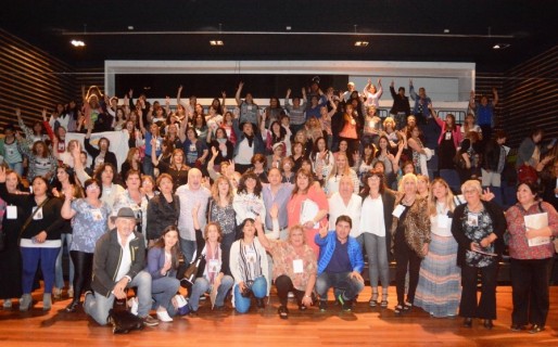 Masiva participación de mujeres militantes de toda la provincia