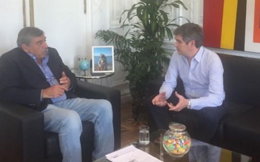 Cimadevilla se entrevistó con Marcos Peña por AMIA y Chubut