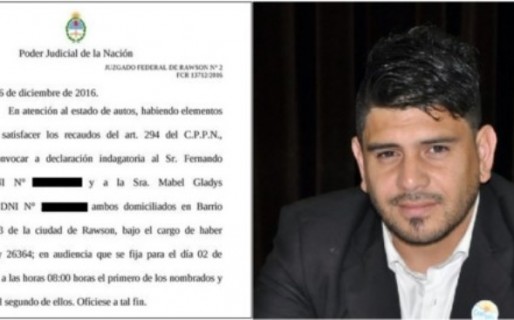 Citaron a Fernando Peralta por la causa de trata de personas