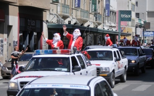 Papá Noel recorrerá los distintos barrios de Comodoro Rivadavia