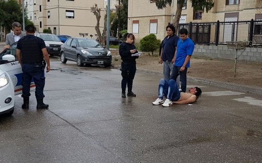Delincuente lesionó a una septuagenaria y resultó detenido