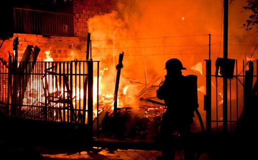 Tras un incendio intencional detuvieron a un hombre en el Newbery