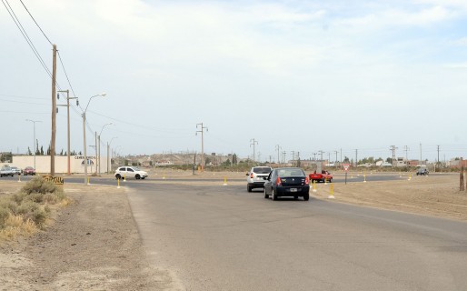 Habilitaron el tránsito en intersección de una rotonda en Km. 5