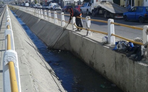 Óptimo funcionamiento de los canales evacuadores ante las continuas lluvias