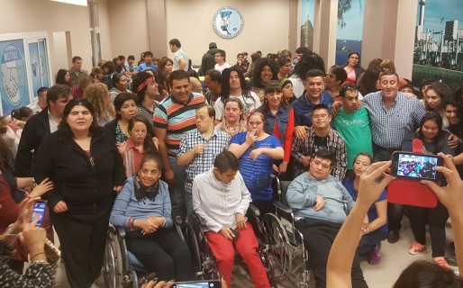 Rey: «Nuestra misión es promover acciones que posibiliten la inclusión plena de las personas con discapacidad»