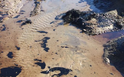 Ambiente interviene en derrame petrolero denunciado por vecinos en Caleta Córdova